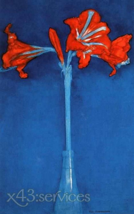 Piet Mondrian - Amaryllis - zum Schließen ins Bild klicken